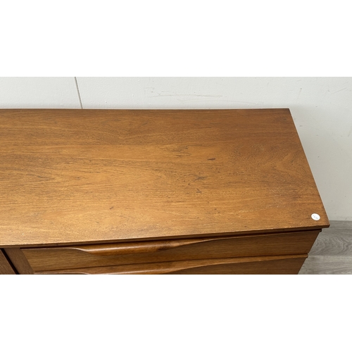 167 - A mid 20th century Beautility teak sideboard - approx. 76cm high x 184cm wide x 48cm deep
