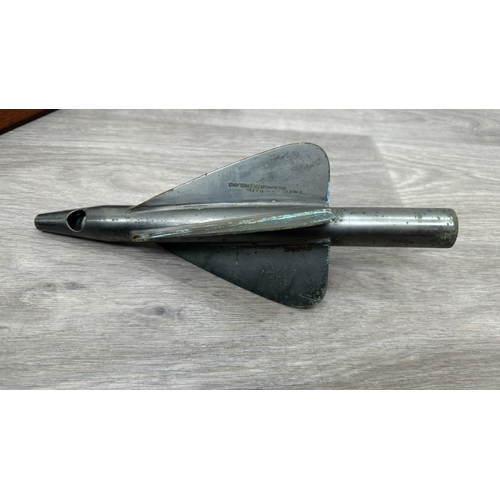 214 - A wooden cased Thomas Walker & Son Excelsior IV Patent ship's log - case approx. 12cm high x 28cm wi... 