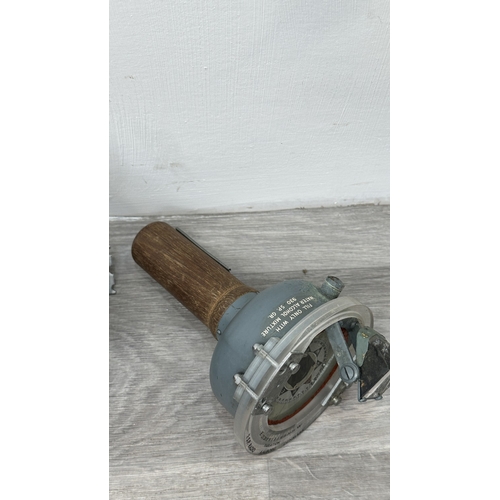 216 - A Henry Browne & Son Ltd. 'Sestrel' No. 18290/B teak handled and grey metal handheld compass - appro... 