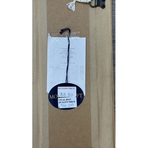 266 - A framed Moorcroft Blackwell pattern triptych wall plaque - approx. 49cm high x 43cm wide