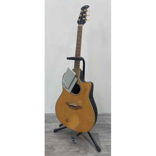 1 - A Bon Jovi signed guitar poker combo: a very special package numbered 12 of 20. Each package contain... 