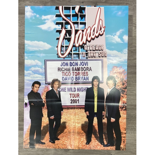102 - Two official Bon Jovi 'One Wild Night' 2001 tour programmes, two variants, together with a ticket fo... 