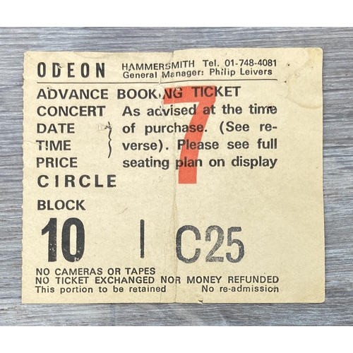104 - An official Bon Jovi 'Slippery When Wet' 1986 tour programme together with an advance booking ticket... 