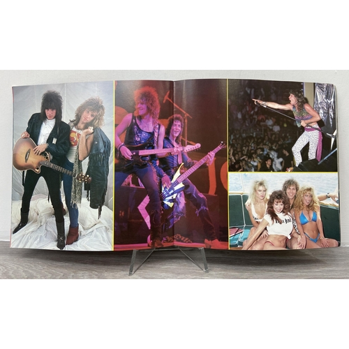 104 - An official Bon Jovi 'Slippery When Wet' 1986 tour programme together with an advance booking ticket... 