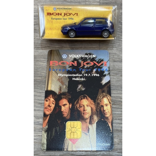 105 - Six items of memorabilia from Bon Jovi's These Days Tour 1996 European and Japan legs, to include an... 