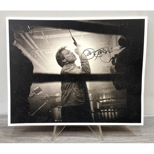 117 - A Jon Bon Jovi hand-signed photo card, obtained through official VIP ticket packages during the band... 