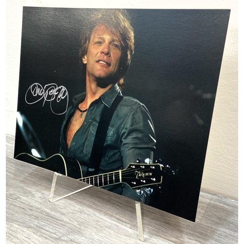 118 - A Jon Bon Jovi hand-signed colour 8 x 10 inch photograph, originally released as part of an exclusiv... 
