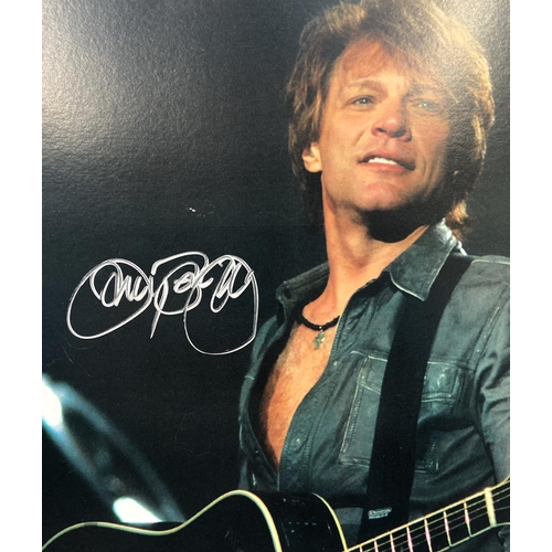 118 - A Jon Bon Jovi hand-signed colour 8 x 10 inch photograph, originally released as part of an exclusiv... 