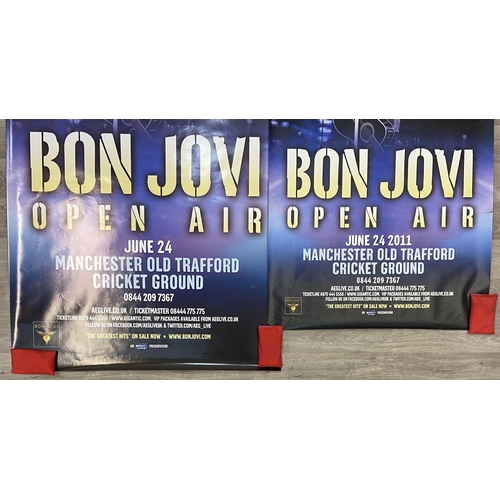 12 - Three promotional posters for Bon Jovi's Live Tour (also known as The Greatest Hits Tour) open-air c... 