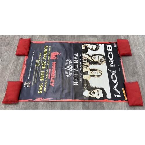 14 - A promotional concert poster for Bon Jovi's These Days Tour on Sunday, 25th June 1995, at Wembley St... 