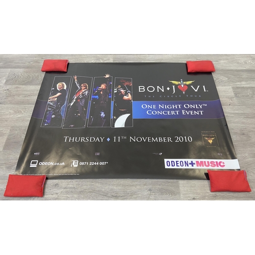 15 - Original UK Quad film poster for Bon Jovi's The Circle Tour. This concert film was originally releas... 