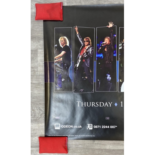 15 - Original UK Quad film poster for Bon Jovi's The Circle Tour. This concert film was originally releas... 