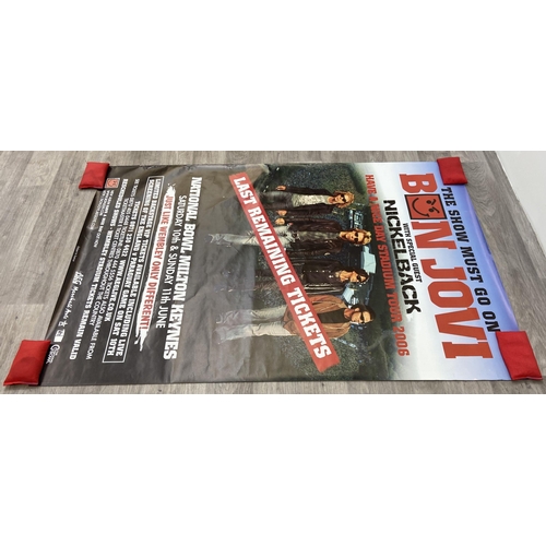 18 - A promotional concert poster for Bon Jovi's Have A Nice Day Tour on Saturday, 10th June, and Sunday,... 