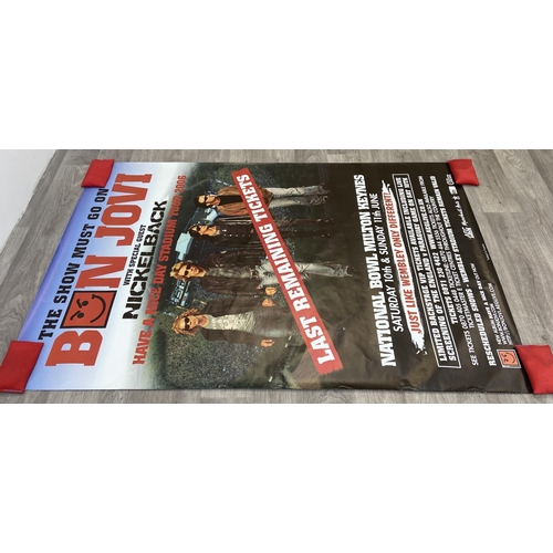 18 - A promotional concert poster for Bon Jovi's Have A Nice Day Tour on Saturday, 10th June, and Sunday,... 