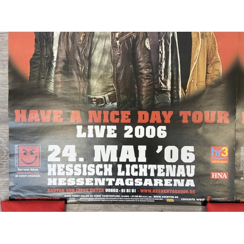 19 - Two promotional concert posters for Bon Jovi's Have A Nice Day Tour on May 24th, 2006, at the Hessen... 