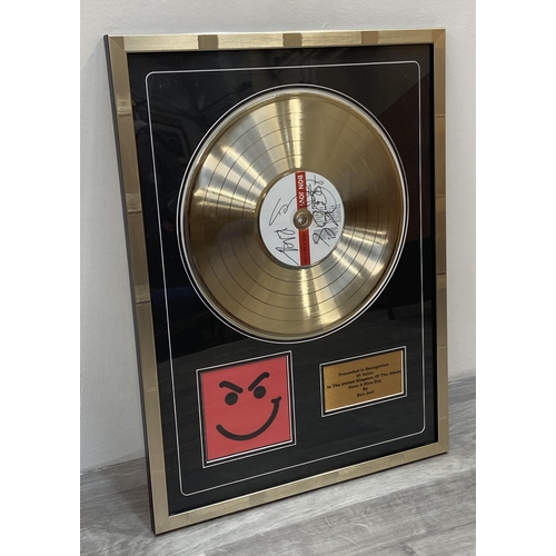 2 - A signed limited edition gold record presentation recognizing sales of the album 'Have A Nice Day' b... 