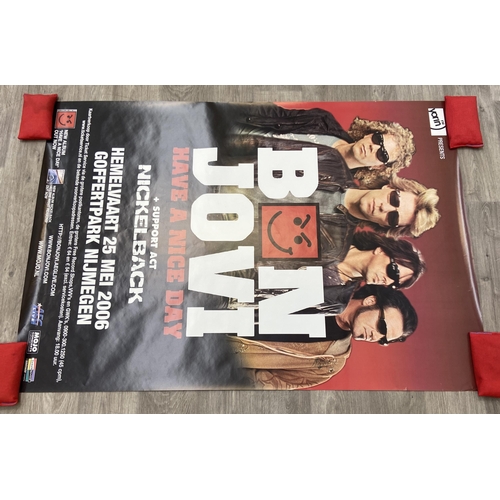 20 - A promotional concert poster for Bon Jovi's Have A Nice Day Tour on May 25th, 2006, at the Goffertpa... 