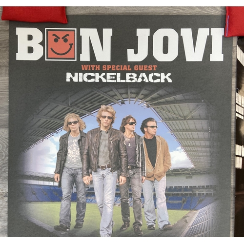 21 - Two concert posters for Bon Jovi's Have A Nice Day Tour, one promoting the whole tour between 2005 a... 