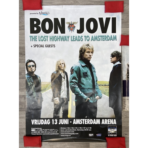Two promotional concert posters for Bon Jovi's The Lost Highway
