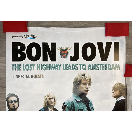 Two promotional concert posters for Bon Jovi's The Lost Highway