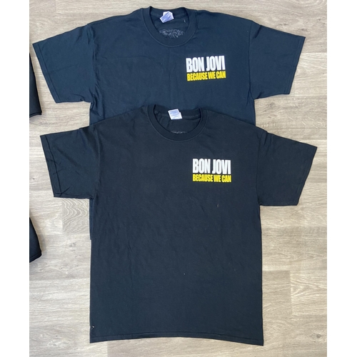 29 - Four Items: Two crew neck sweatshirts made for the tour staff on Bon Jovi's Because We Can Tour in 2... 