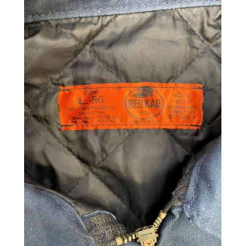 30 - Two items of staff workwear from Bon Jovi's Because We Can Tour in 2013: One navy blue jacket made b... 