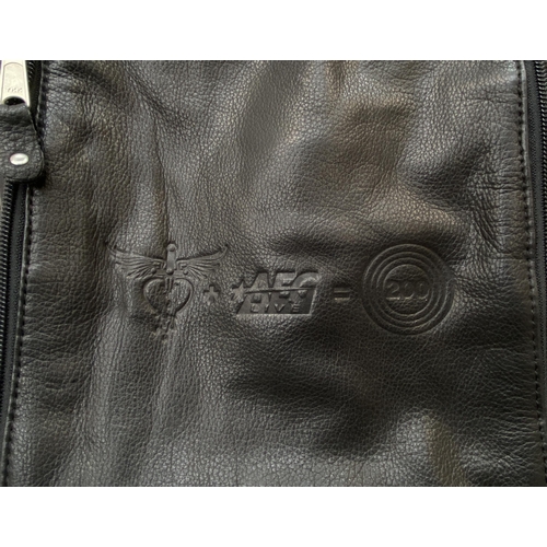 62 - Two Bon Jovi 'The Circle Tour' black leather hanging toiletry travel bags by Canyon Outback were onl... 