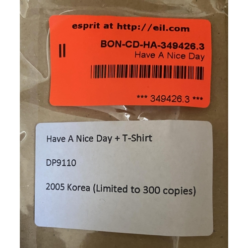 65 - A South Korean Bon Jovi 'Have A Nice Day' set limited to 300 copies to include a CD promo of the alb... 