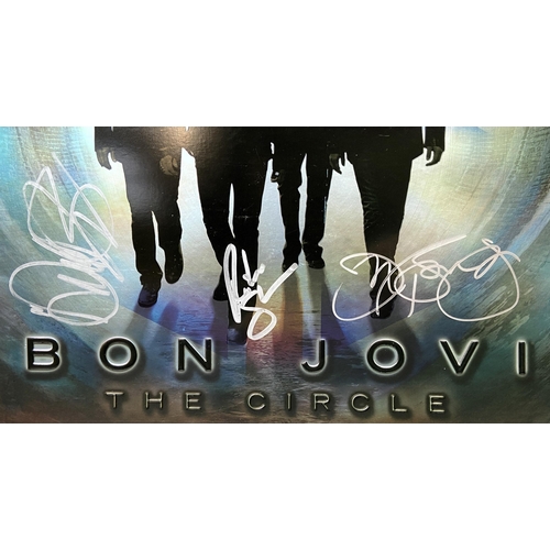 70 - A signed tour programme, Bon Jovi's 'The Circle Tour 2010-2011,' UK variant, features hand-signed au... 