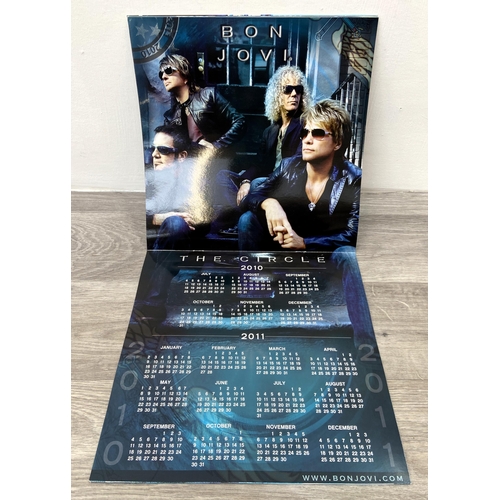 71 - A signed tour programme, Bon Jovi's 'The Circle Tour 2010-2011,' UK variant, features hand-signed au... 