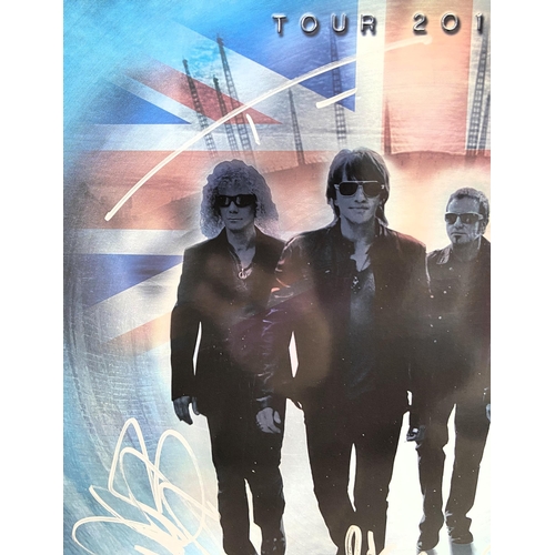 72 - A signed tour programme, Bon Jovi's 'The Circle Tour 2010-2011,' UK variant, features hand-signed au... 