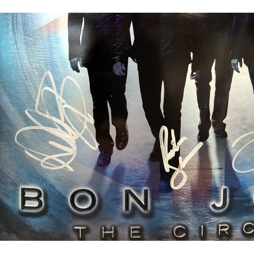 72 - A signed tour programme, Bon Jovi's 'The Circle Tour 2010-2011,' UK variant, features hand-signed au... 