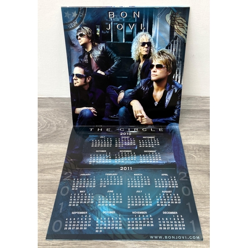 72 - A signed tour programme, Bon Jovi's 'The Circle Tour 2010-2011,' UK variant, features hand-signed au... 
