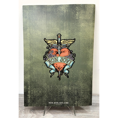 75 - A signed tour programme, Bon Jovi's 'Lost Highway Tour 2007-2008,' features hand-signed autographs f... 
