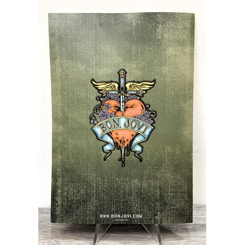 77 - A signed tour programme, Bon Jovi's 'Lost Highway Tour 2007-2008' (textured cover variant), features... 