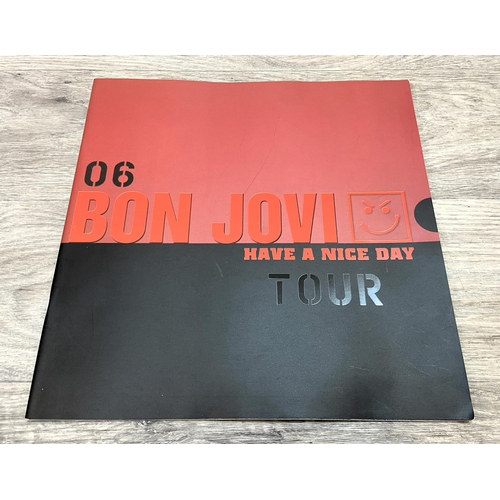 78 - Seven tour programmes for Bon Jovi's 'Have A Nice Day Tour 2005-2006,' two variants