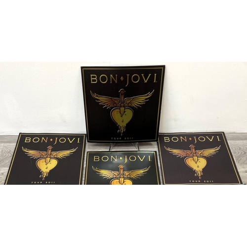 79 - Nine tour programmes for Bon Jovi's '2011 Live Tour' (Greatest Hits), two variants, four European an... 