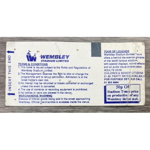 83 - Three items from Bon Jovi's 'Jersey Syndicate Tour': one ticket stub for Wembley Arena, London, Wedn... 