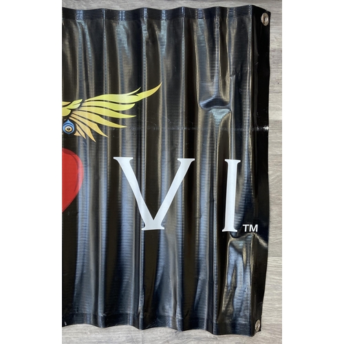 9 - Two double-sided vinyl promotional banners, possibly used during Bon Jovi's 'The Circle Tour,' one b... 