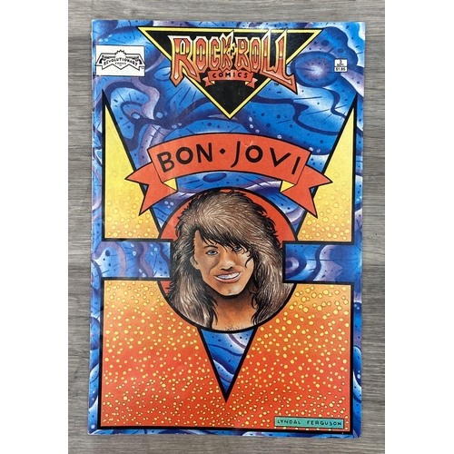 94 - Four books and one comic to include Rock 'N' Roll Comics #3 'Bon Jovi,' published by Revolutionary C... 
