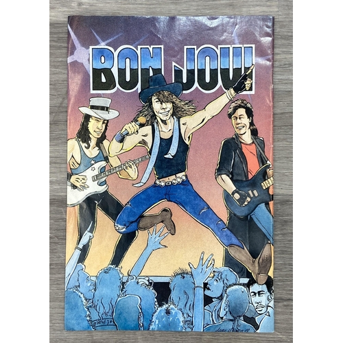 94 - Four books and one comic to include Rock 'N' Roll Comics #3 'Bon Jovi,' published by Revolutionary C... 