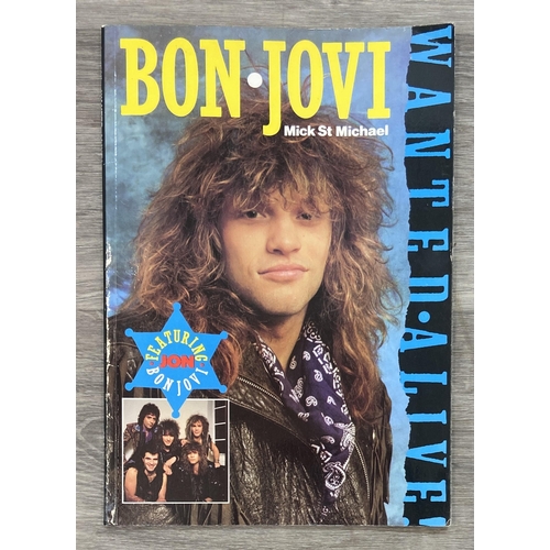 94 - Four books and one comic to include Rock 'N' Roll Comics #3 'Bon Jovi,' published by Revolutionary C... 