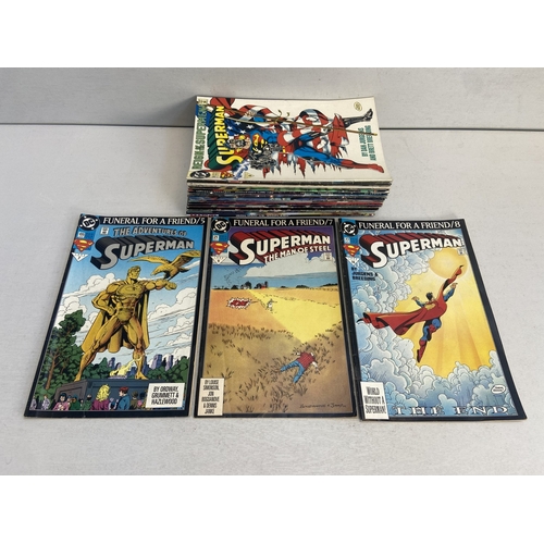 629 - Twenty five comics to include Superman, The Amazing Spider-Man, Batman, Avengers, Hulk, X-Men, Wolve... 