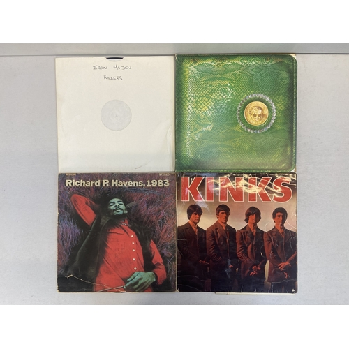 634 - Two boxes containing approx. one hundred and sixty vinyl records to include Richard P. Havens, The K... 