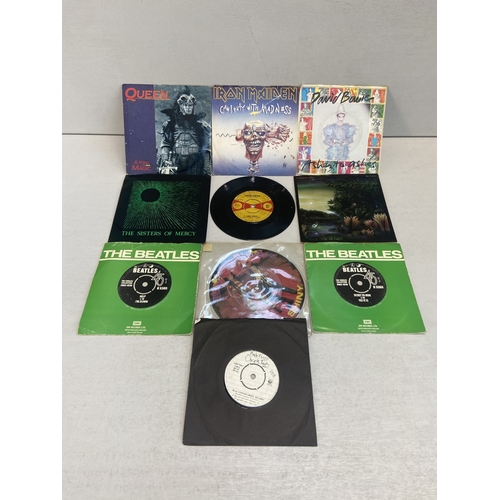 Two boxes containing approx. five hundred vinyl records to include The ...