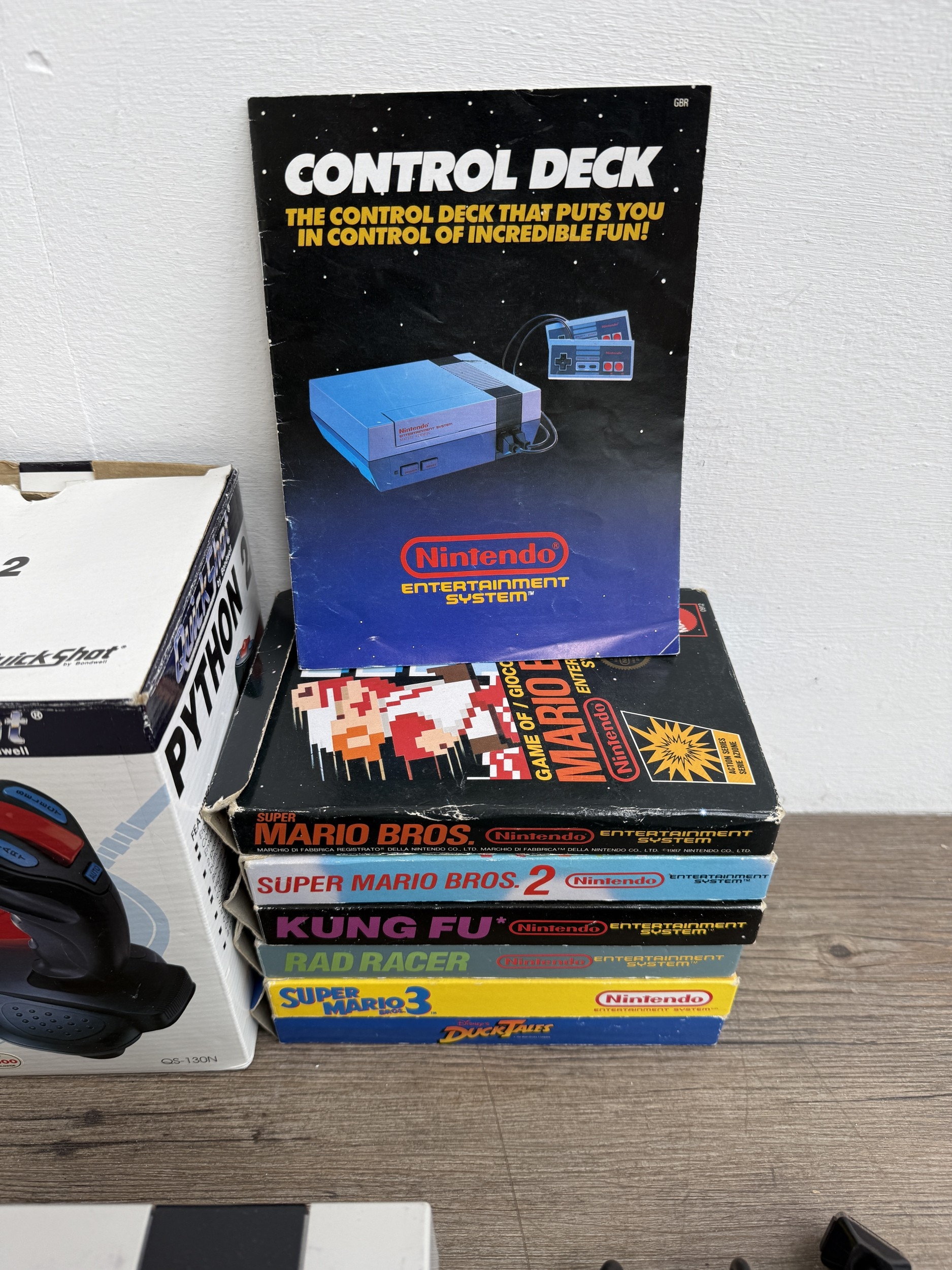 A Nintendo Entertainment System NES-001 Mattel Version games console ...