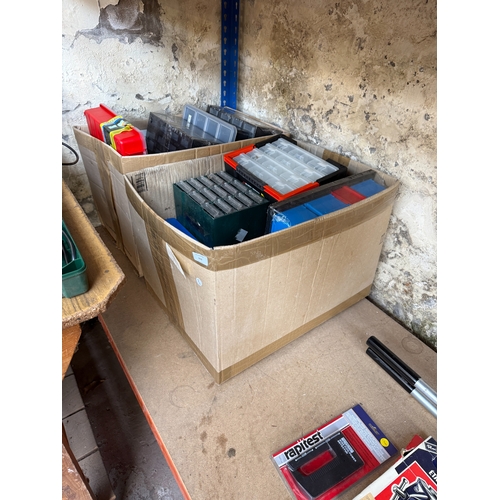 A large collection of storage drawers, organisers and storage bins to ...