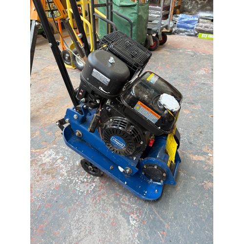 A Scheppach HP1100S plate compactor
