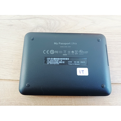 A collection of external computer memory storage devices to include ...
