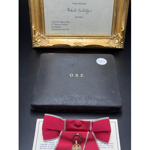 A boxed Royal Mint Officer of the Order of the British Empire (OBE ...